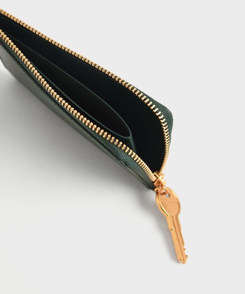   ジップアラウンド ミニ ウォレット ユニセックス CHARLES ＆ KEITH 財布 ジップアラウンド ミニウォレット / Zip