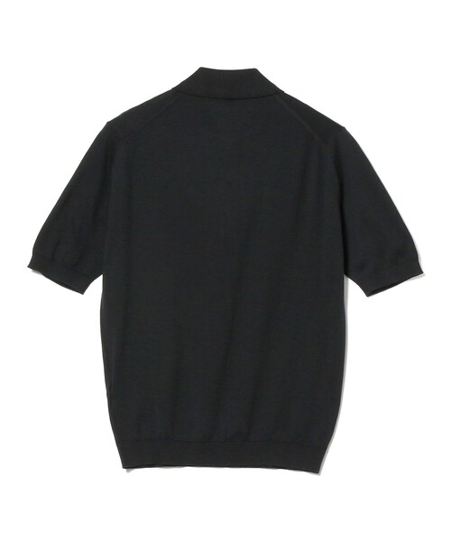 k　John Smedley ポロシャツIsis コットン M 黒 JOHN SMEDLEY ポロシャツ (ジョンスメドレー) ISIS メンズ