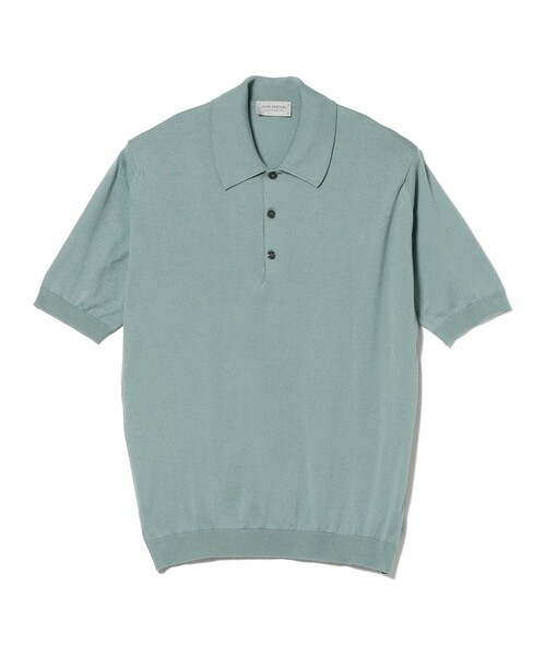 JOHN SMEDLEY / ISIS 30ゲージ コットン ニットポロシャツ JOHN SMEDLEY ISIS コットン ポロカラーニット（ニット/セーター