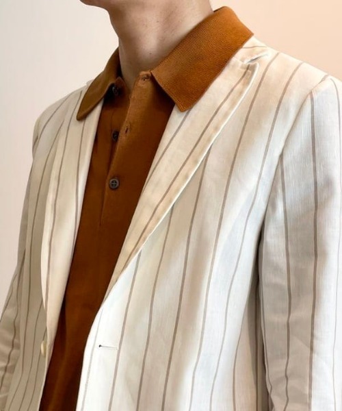 ポロシャツ JOHN SMEDLEY / ISIS 30ゲージ コットン ニットポロシャツ メンズの画像