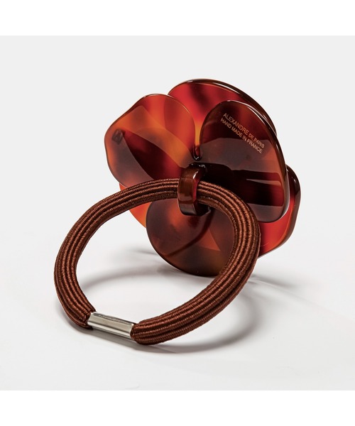 ALEXANDRE DE PARIS ヘアゴム CAMELIA PONY 6cm アレクサンドル ドゥ