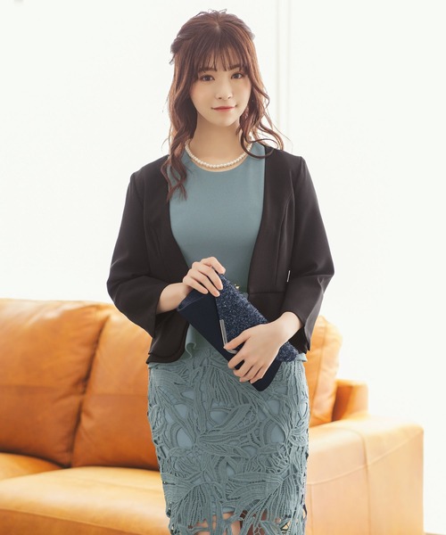 Retica（レティカ） ジャケット ノーカラージャケット 長袖シンプル