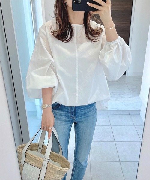 Bonjour Sagan（ボンジュールサガン） ブラウス シャツ ボリューム袖