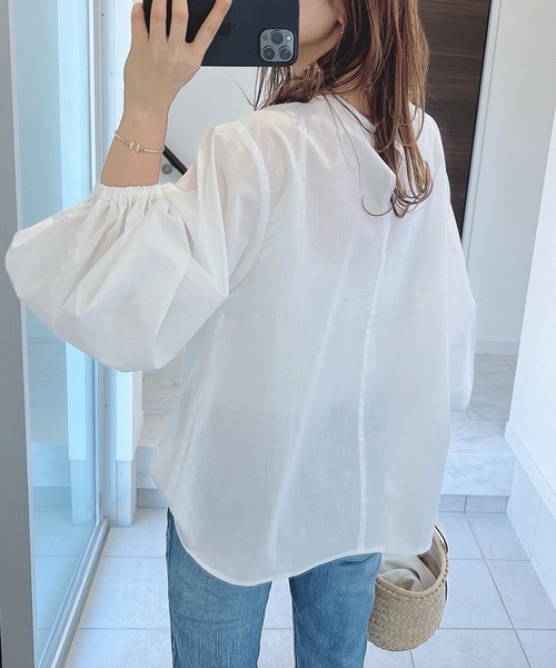 Bonjour Sagan（ボンジュールサガン） ブラウス シャツ ボリューム袖