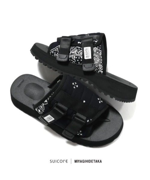 suicoke サンダル SUICOKE × MIYAGIHIDETAKA / バンダナ柄 