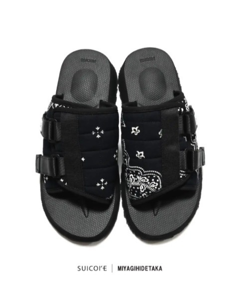 suicoke サンダル SUICOKE × MIYAGIHIDETAKA / バンダナ柄