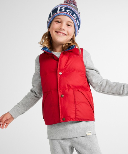 L.L.Beanキッズダウンベスト キッズ・ビーンズ・ダウン・フィールド・ベスト 通販｜L.L.Bean