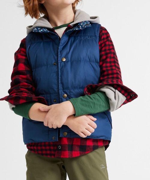 L.L.Beanキッズダウンベスト L.L.Bean ダウンベスト アウター キッズ・ビーンズ・ダウン