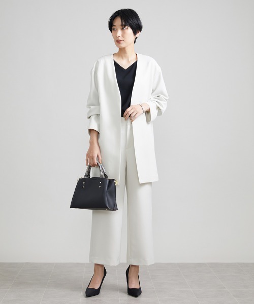 MICHEL KLEIN（ミッシェルクラン） パンツ 「新色追加」ストレッチ