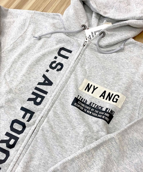 パーカー A.N.G.PATCH＆PRINT　ZIP PVRKA メンズ レディース | AVIREX | 06