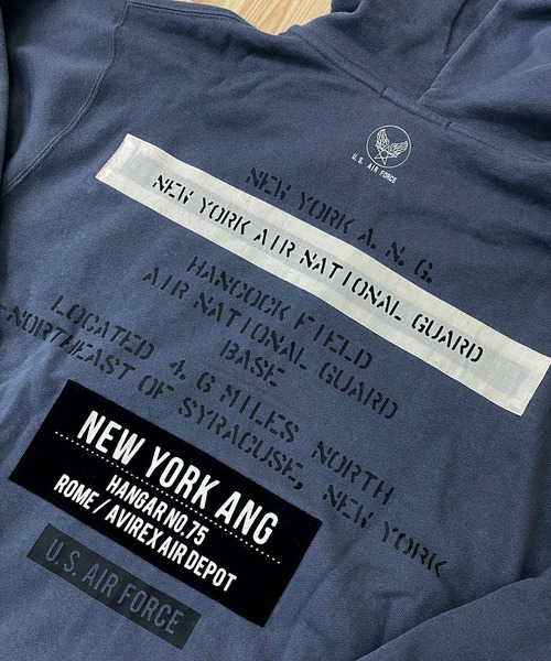 パーカー A.N.G.PATCH＆PRINT　ZIP PVRKA メンズ レディース | AVIREX | 14