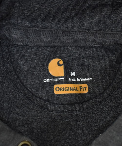【希少】 90's carhartt カーハート スウェット カーディガン 古着 古着 90s USA製 Carhartt ワンポイント スウェット パーカー 紺