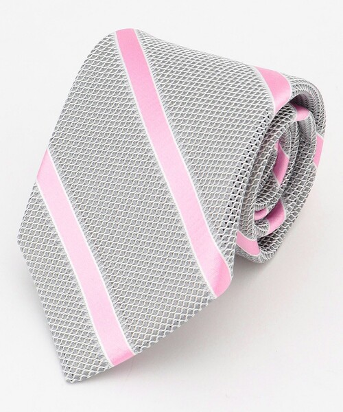 26新品J.PRESS シルクフレスコレジメンタルネクタイ￥12100日本製 J.PRESS（J.プレス） ネクタイ 「JAPANESE SILK FRESCO TIE COLLECTION