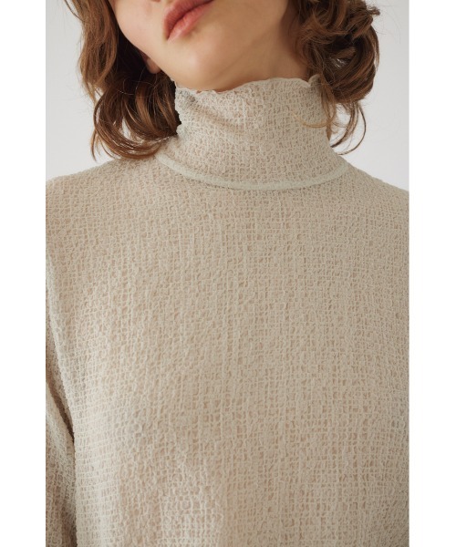 RIM.ARK tシャツ 入学式 Stretch seersucker tops ストレッチシア