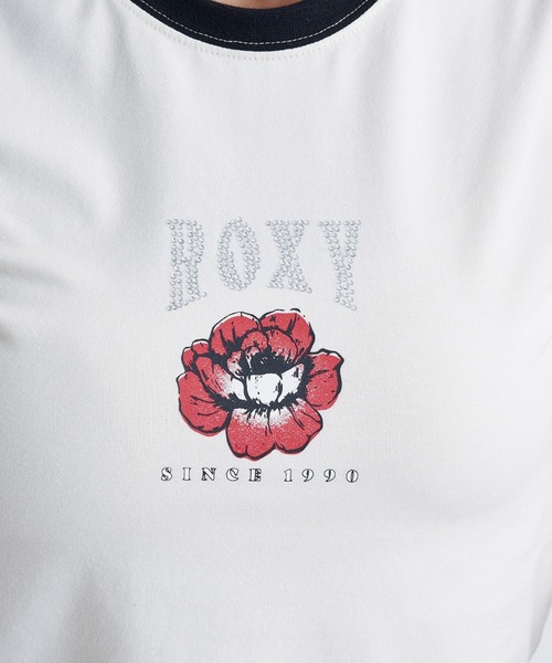 tシャツ Tシャツ レディース LA FLORA/ロキシーパイピングショート丈リンガーTシャツ｜zozo｜12