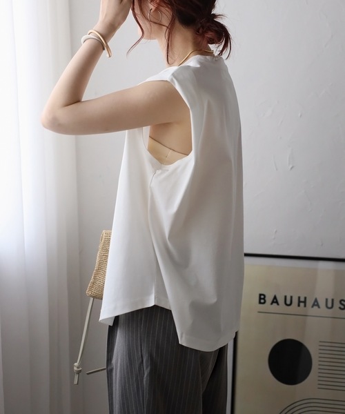 ノースリーブ XSサイズ 2枚セット XSサイズあり【Glossy/グロッシー】スタイリッシュカラー/ 襟
