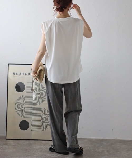 ANN DEMEULEMESTEER シルク　タンクトップ　S ROSEMUNDE シルクハイネックレースタンクトップ/4507*CS#IT