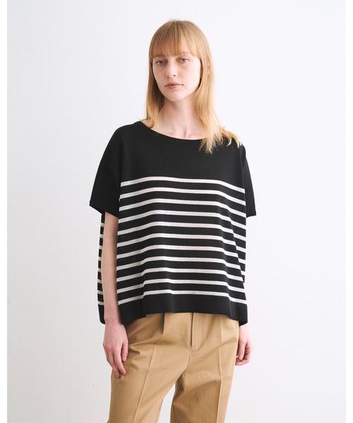 ニット セーター LYNE KNIT NO SLEEVE レディース
