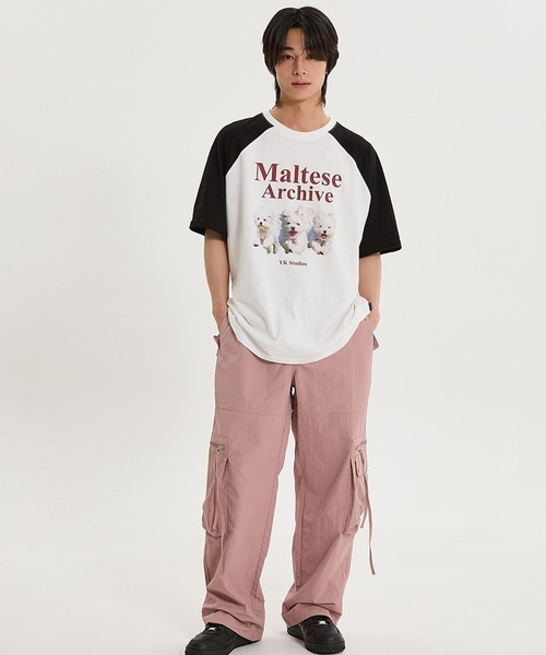 WaiKei tシャツ 「UNISEX」Wai Kei／マルチーズラグランT メンズ
