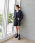 デニムジャケット アウター ショートデニムGジ...の詳細画像5
