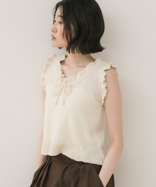 HEILIS（ヘイリス） サマーニット ニット セーター 「新色追加」リボン