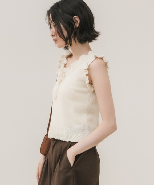 HEILIS（ヘイリス） サマーニット ニット セーター 「新色追加」リボン
