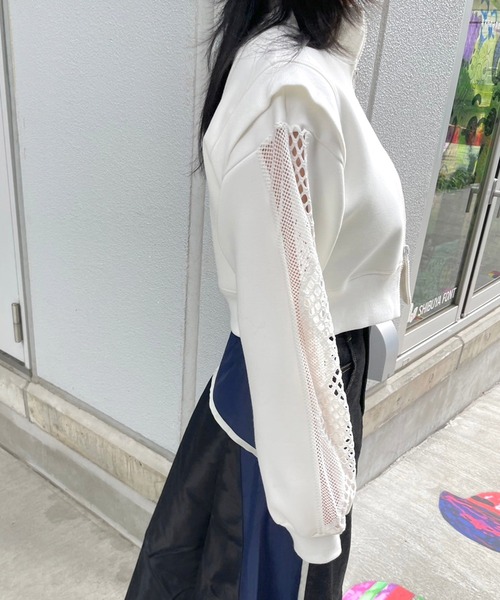 AULA AILA トレーナー スウェット 4WAYレイヤードスウェット