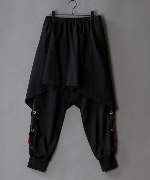 ETRE サルエルパンツ 黒 S SITRY パンツ 2WAY Sarouel Pants/2WAY サルエルパンツ メンズ