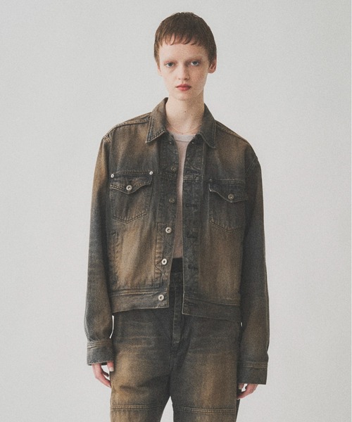 JUHA デニムジャケット gジャン RUST SHORT DENIM JACKET メンズ 
