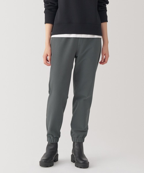 無印良品（MUJI） パンツ 婦人 防風裏起毛ストレッチイージージョガー