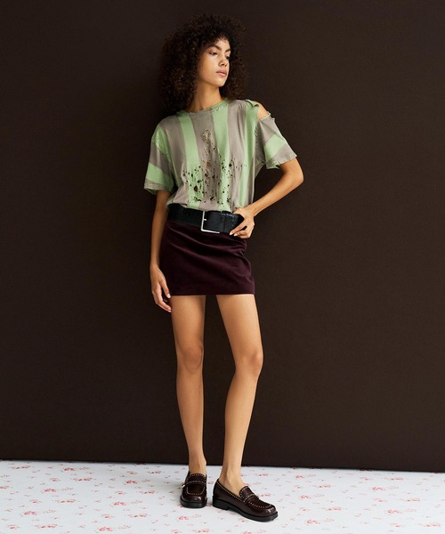CHARLES ＆ KEITH ローファー スタッズ レディース : ZOZOTOWN