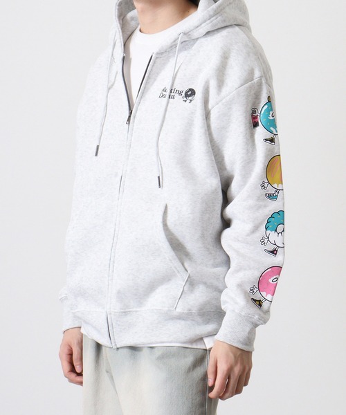 FUNALIVE（ファンアライブ） パーカー Walking Donut 裏起毛ZIP