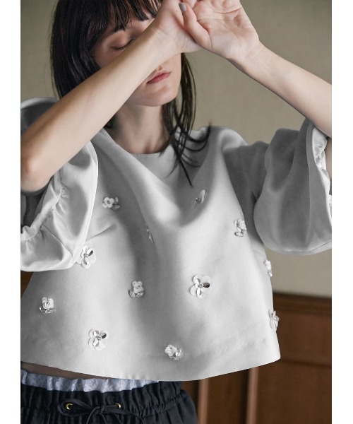 ブラウス シャツ Love embroideryブラウス レディース セール】Love embroideryブラウス（シャツ/ブラウス）｜URBAN