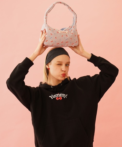MILKFED.（ミルクフェド） ハンドバッグ CHERRY PATTERN HAND BAG
