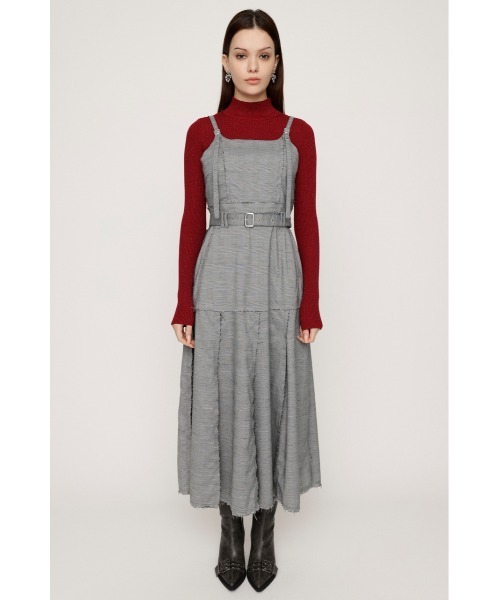 l’or ロル Belted Pleats Dress 綺麗めワンピース SLY ワンピース PLEATS BELTED L/OP プリーツ ベルティド ロング