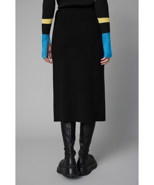 HeRIN.CYE ロング スカート Layered knit skirt レイヤードニット