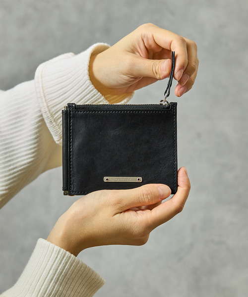 PADRONE マネークリップ パドローネ And A 財布 PADRONE パドローネ / Coin case 01 (with bill clip