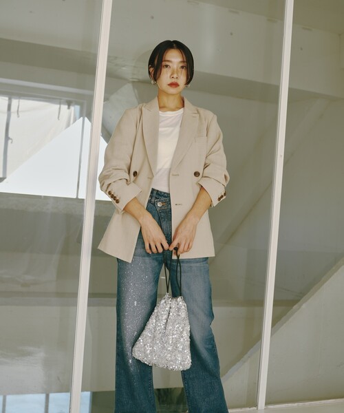 ジーンズ デニム デニムパンツ SOMETHING × FREAK'S STORE/サムシング 別注 Cross Waist Straight Gli | FREAK'S STORE | 02