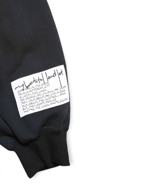 my beautiful landlet パーカー 「my landlet」 URAKE SWEAT ZIP