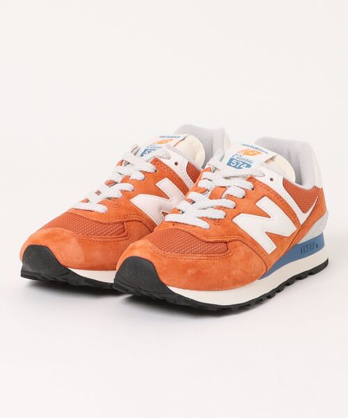 新品‼️New Balance 574 オレンジ スニーカー New Balance スニーカー NEW BALANCE ニューバランス U574VPA(D