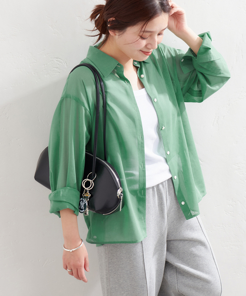 L＆Gさま　ジャーナルスタンダード　ビックシャツセットアップ JOURNAL STANDARD ブラウス シャツ 2WAYシアービッグシャツ