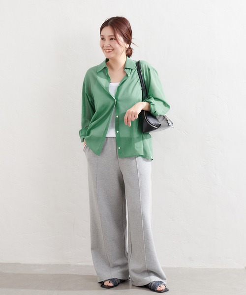 JOURNAL STANDARD ブラウス シャツ 2WAYシアービッグシャツ