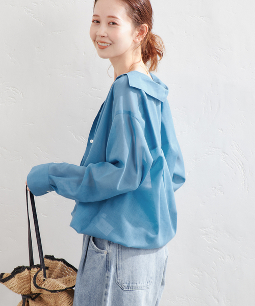 JOURNAL STANDARD ブラウス シャツ 2WAYシアービッグシャツ