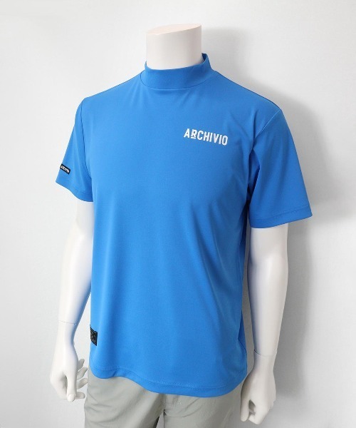 archivio（アルチビオ） tシャツ 「MENS」ロゴプリントハイネックプル