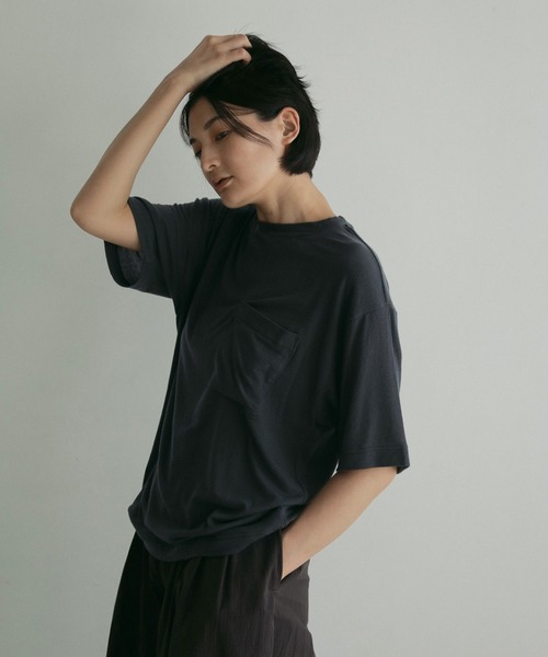 【新品タグ付】anuke ポケットオーバーTシャツ セール】Pocket Over T-shirts（Tシャツ/カットソー）｜anuke