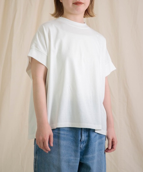 tシャツ 「Brocante / ブロカント」 ヴィンテージ天竺 マンシュロンTシャツ レディース