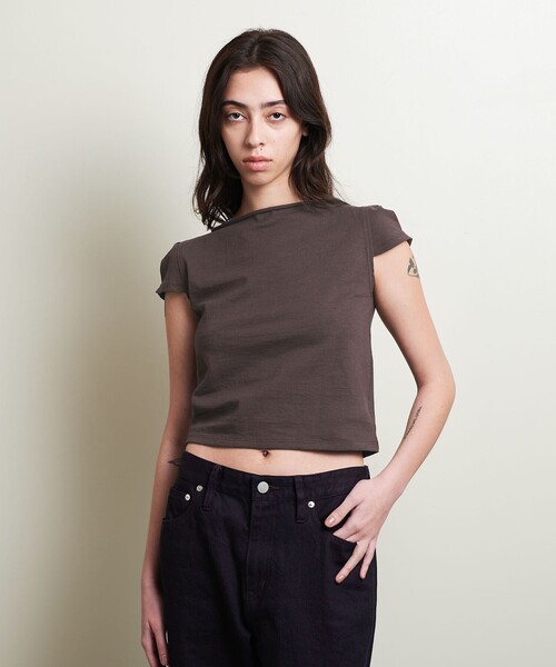 ATTISESSION tシャツ 「ATTISESSION」コットン カップスリーブ T