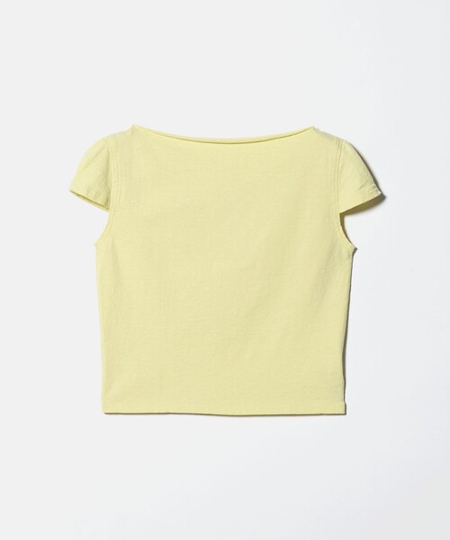 tシャツ 「ATTISESSION」コットン カップスリーブ Tシャツ レディースの画像