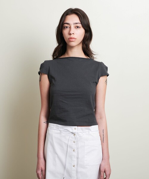 ATTISESSION tシャツ 「ATTISESSION」コットン カップスリーブ T