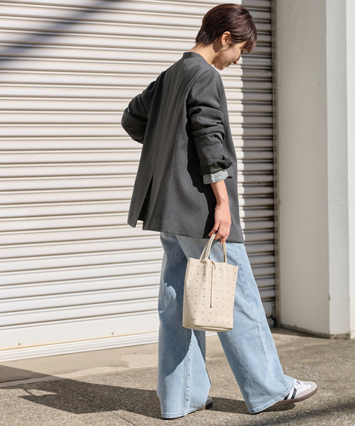 JOURNAL STANDARD relume ドライツイルノーカラージレ コットンツイルノーカラーモッズベスト（ベスト）｜JOURNAL